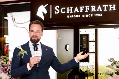 THE GRAND OPENING SCHAFFRATH FLAGSHIP STORE AT CHINA WORLD MALL IN BEIJING